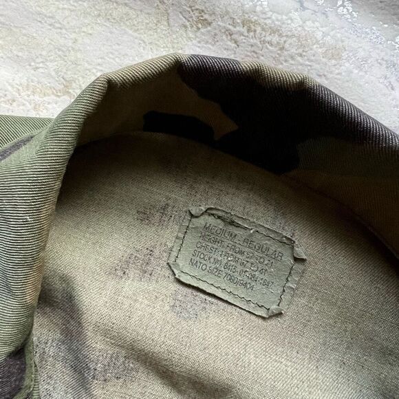 US Army issue 1990 Woodland Jacket camouflage vintage - Picture 3 of 12